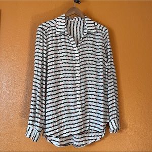 Fun Anthro Blouse with Hearts